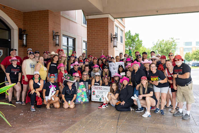 Stanford softball parents and families in OKC.